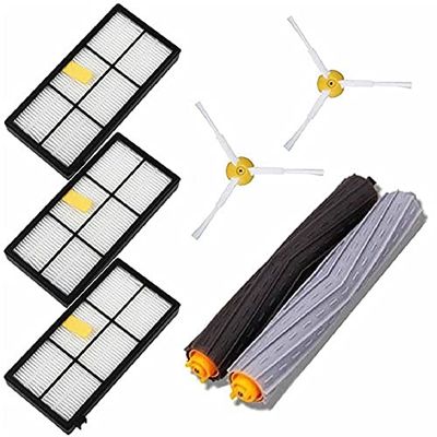 Vacuum Cleaner Side Brush HEPA Filter for 975 976 974 WiFi Vacuum Cleaner Parts Accessories(As shown)