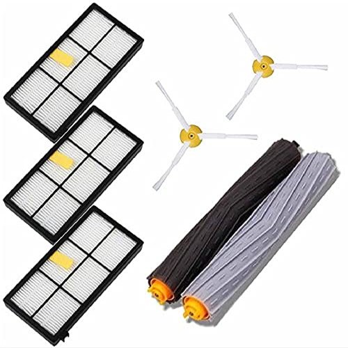 Vacuum Cleaner Side Brush HEPA Filter for 975 976 974 WiFi Vacuum Cleaner Parts Accessories(As shown)
