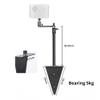 GLigeT Projector Mount Stand Triangle Projector Stand Suit for Bed Sofa Table Easy Use and Store for Ring Light Video Shooting with Gooseneck Projector Ceiling Mount view 2