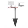 GLigeT Projector Mount Stand Triangle Projector Stand Suit for Bed Sofa Table Easy Use and Store for Ring Light Video Shooting with Gooseneck Projector Ceiling Mount view 3