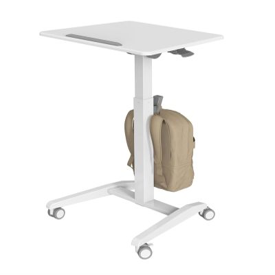 Rolling Mobile Desk, Laptop Table, Overbed Table with Wheels,Rolling Tray Table, Hospital Bed Table,Adjustable Height Desk Table, for Home, Office, Study (Color : B)