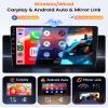 2G+64G Android 13 Car Stereo Radio Wireless Carplay for Mercedes Benz E Class W211 E200 CLS E320 E500 E350 W219 2002-2010, Rimoody Android Auto GPS WiFi Bluetooth 5.0 9 Inch Touchscreen Backup Camera view 2