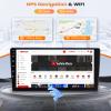 2G+64G Android 13 Car Stereo Radio Wireless Carplay for Mercedes Benz E Class W211 E200 CLS E320 E500 E350 W219 2002-2010, Rimoody Android Auto GPS WiFi Bluetooth 5.0 9 Inch Touchscreen Backup Camera view 3