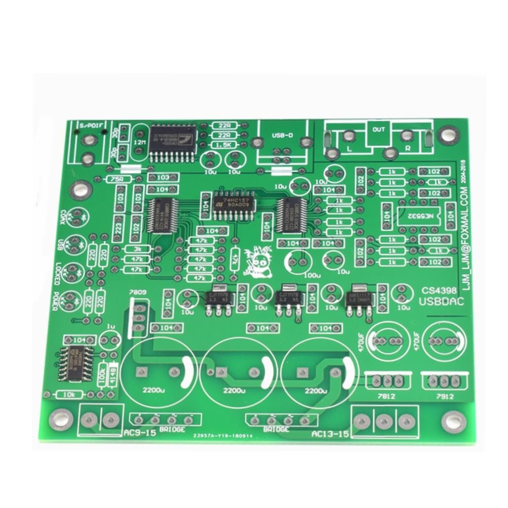 LJM CS8416 CS4398 CM102S CS8416 USB DAC PCB IC includes all Posts, no Components