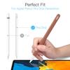 MoKo Pencil Case for Apple Pencil 2nd Generation/Apple Pencil Pro, [2 Pieces] Protective Silicone Apple Pencil 2nd Generation Pencil Holder Sleeve and Protective Nib Cover for Apple Pencil 2 - Brown view 2