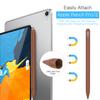 MoKo Pencil Case for Apple Pencil 2nd Generation/Apple Pencil Pro, [2 Pieces] Protective Silicone Apple Pencil 2nd Generation Pencil Holder Sleeve and Protective Nib Cover for Apple Pencil 2 - Brown view 3