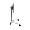 AEYSD-456 TV Bracket Floor TV Stand with Mount for 32-55inch TVs Height Adjustable Rolling TV Stand Mobile TV Stand Cart, Holds Up to 70lbs Screens TV Monitor Holder Rack (Color : White) view 1