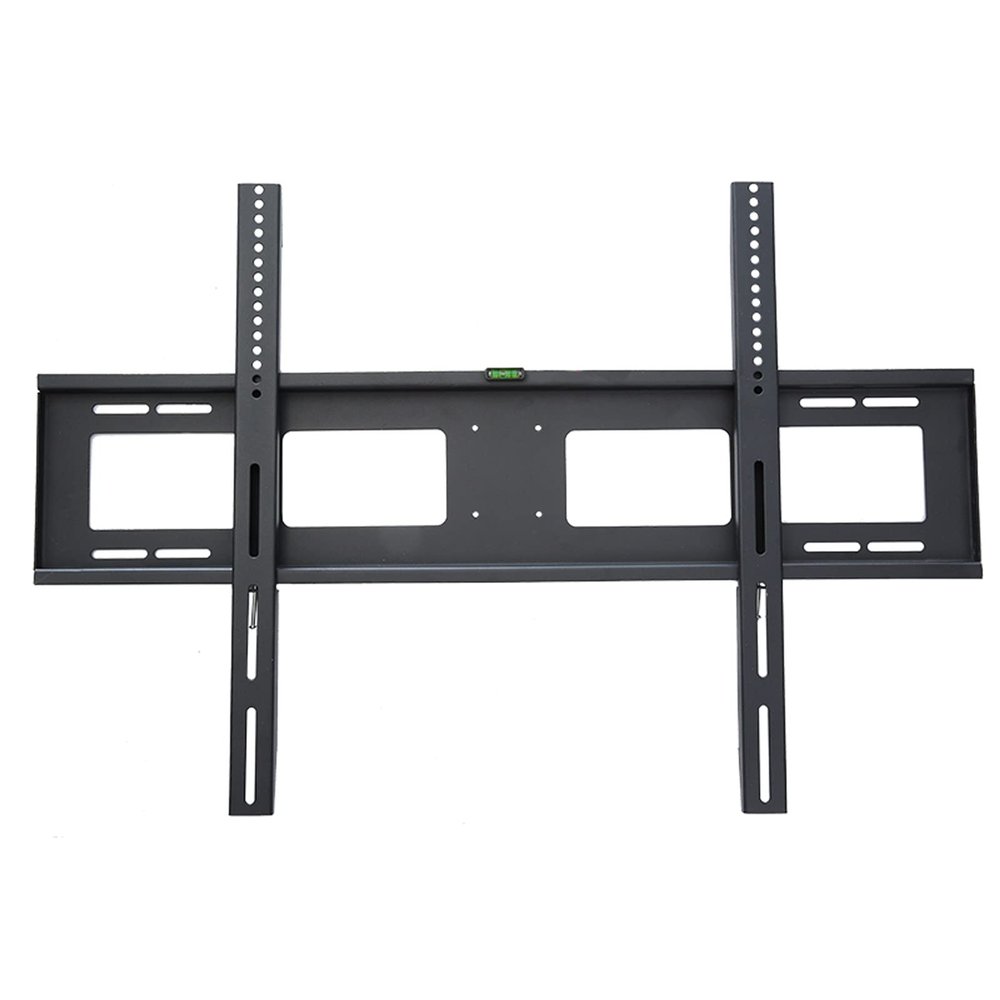 AEYSD-456 TV Bracket Fixed TV Wall Mount Bracket Wall-Mounted TV Stand with Spirit Level and Anti-Drop Baffle Suitable for Most 60-100 Inch TVs Up to VESA 900x600mm TV Monitor Holder Rack