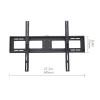 AEYSD-456 TV Bracket Fixed TV Wall Mount Bracket Wall-Mounted TV Stand with Spirit Level and Anti-Drop Baffle Suitable for Most 60-100 Inch TVs Up to VESA 900x600mm TV Monitor Holder Rack view 2
