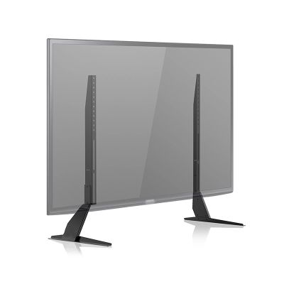 AEYSD-456 TV Bracket Universal LCD TV Base Desktop Hanger Height-Adjustable Desktop Metal Stand for Most 23-65 Inch Flat Screen TVs, Holds Up to 110lbs TV Monitor Holder Rack (Size : S)