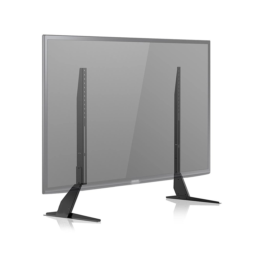 AEYSD-456 TV Bracket Universal LCD TV Base Desktop Hanger Height-Adjustable Desktop Metal Stand for Most 23-65 Inch Flat Screen TVs, Holds Up to 110lbs TV Monitor Holder Rack (Size : S)