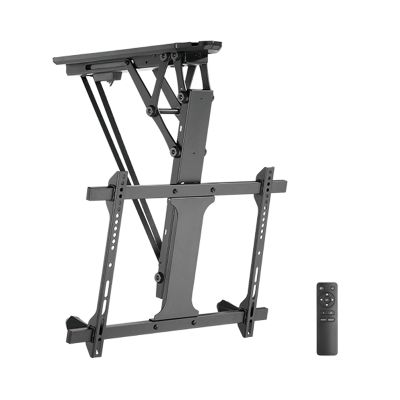 AEYSD-456 TV Bracket Smart Remote Control TV Bracket 32"-70" Ceiling Electric Folding TV Mount Electric Flip Ceiling Bracket, Holds Up to 77lbs, Max VESA 600x400mm TV Monitor Holder Rack