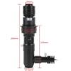 Microscope Accessories Kit 8.3MP 48MP 1080P HDMI USB VGA Lab Digital Industrial Video Microscope Camera + Coaxial Optical Lens 180X 300X C Mount Zoom Lens Microscope Slides ( Color : HDMI VGA , Size : view 3