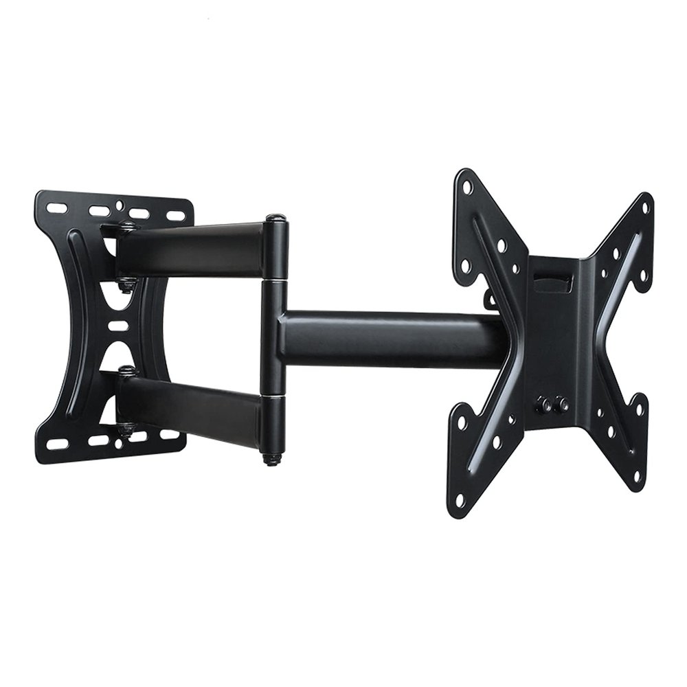 AEYSD-456 TV Bracket Wall Mounted Three-arm TV Bracket Full Motion Swivels Tilts Extension Rotation TV Mount for Most 26-55 Inch LCD TVs, Holds Up to 66lbs TV Monitor Holder Rack