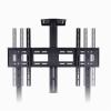 AEYSD-456 TV Bracket Mobile TV Stand Large Rolling TV Cart Floor Stand with Mount on Lockable Wheels Height Adjustable for 55-120 Inch TV Stand Flat Screen Loading 440 lbs TV Monitor Holder Rack view 3