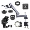 Microscope Accessories Kit Microscope Video Camera set Adjustable Direction Articulating Arm Pillar Clamp 34MP HDMI USB Video Camera 3.5X-90X Zoom Simul Focal Trinocular Microscope Microscope Slides view 1
