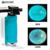 Mini Microscope for Kids, 60X-120X Portable Handheld Microscope with 8 Slide Samples, Blue view 4