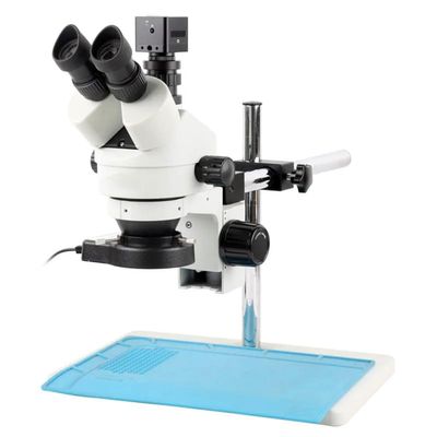 ZTBH Microscope Accessories Kit 4K UHD IMX678 Lab Digital Trinocular Microscope HDMI USB Type-C PC Industrial Electronic Microscope Camera for Phone Repair Microscope Slides (Color : E)