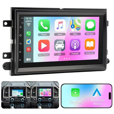 2+32G Android 13 Car Radio Stereo for Ford 150 2004-2008,for Ford F250 F350 2004-2014 for 2007-2010 Ford Edge with Carplay and Android Auto 7 inch Touch Screen Car Stereo WiFi GPS RDS Navigation SWC