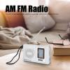 Portable AM FM Pocket Radio, Compact Transistor Radios Mini Tuning Walkman Radio Battery Operated Handheld Radio for Walk, Jogging, Gym, Camping view 2