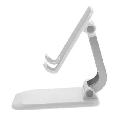 MERRYHAPY Adjustable Foldable Phone Stand Multi-Angle Cellphone Holder for Desk Compatible with Smartphones and Tablets Compact Design for Use