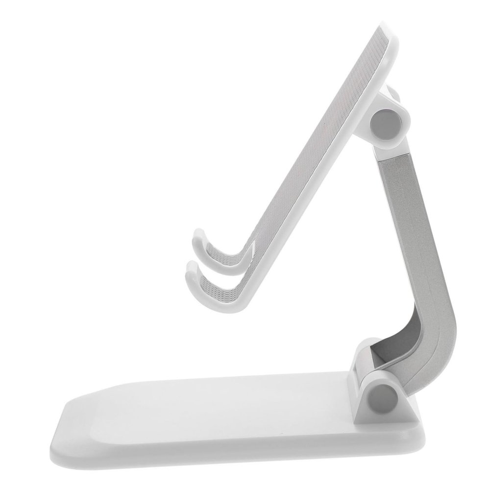 MERRYHAPY Adjustable Foldable Phone Stand Multi-Angle Cellphone Holder for Desk Compatible with Smartphones and Tablets Compact Design for Use