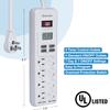 DEWENWILS 8-Outlet Power Strip with Timer+DEWENWILS 24 Hour Outlet Timer view 2
