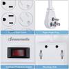 DEWENWILS 8-Outlet Power Strip with Timer+DEWENWILS 24 Hour Outlet Timer view 3