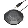fangzi Computer Microphone,Portable 3.5mm Plug Conference Microphone 360 Omnidirectional Condenser Computer PC Mic Plug and Play Small Microphone for PC Laptop Video Conference Chatting Gaming view 1