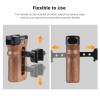 Andoer Universal Top/Side Handle for Camera Cage Left/Right Side Handgrip with NATO Clamp Cold Shoe Mount Up & Down Adjustable, 2 Pack view 4