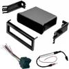 Generic Single Din Car Stereo Pocket Kit, Wire Harness, and AM/FM Radio Reception Antenna Adapter -Made for VW Volkswagen: 2003-2006 Golf, 2003-2004 Jetta, 2003-2005 Passat + More view 1