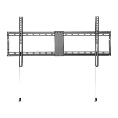 Floor TV Stand Ultra Thin TV Mount Matte Black Large Screen TV Mount Most 43-90 Inch Flat Screen TVs Low Profile TV Wall Mount Max VESA 9
