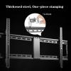 Floor TV Stand Ultra Thin TV Mount Matte Black Large Screen TV Mount Most 43-90 Inch Flat Screen TVs Low Profile TV Wall Mount Max VESA 9 view 4