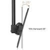 TV Floor Stand TV Stand Tilt Robe Ceiling Mount Bracket TV Hanger for most 32-70 inch flat screen TVs, max VESA 40 000x400mm, supports TV view 4