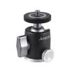 Andoer Mini Ball Head Tripod Ballhead Mount Adapter Aluminum Alloy 1/4 Inch Screw Connector with Bottom 1/4 Inch Thread 3kg Load Capacity view 1