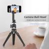 Andoer Mini Ball Head Tripod Ballhead Mount Adapter Aluminum Alloy 1/4 Inch Screw Connector with Bottom 1/4 Inch Thread 3kg Load Capacity view 3