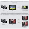 FEELWORLD SH7 7 inch HDMI SDI Cross Conversion On-Camera Field Monitor Ultra Bright 2200nit Touch Screen 3D LUT HDR Monitoring F970 External Install and Power Kit view 2
