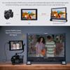 FEELWORLD SH7 7 inch HDMI SDI Cross Conversion On-Camera Field Monitor Ultra Bright 2200nit Touch Screen 3D LUT HDR Monitoring F970 External Install and Power Kit view 3