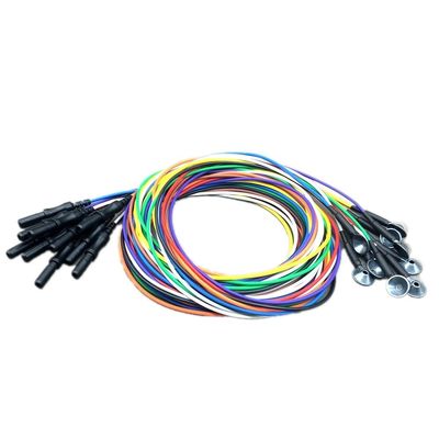 10 Pieces of Universal Silver Chloride disc Electrode Wire 1.5m Long, Colored Electrode Wire, JTSF9648