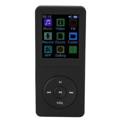 MP3 Player, Portable MP3 Music Player with TFT 1.82in Screen, Multifunctional Digital Music Player with Bluetooth for Students Teens Boys Girls (Without Memory Storage)