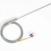 1.6 * 100 Armored thermocouple J Type Metal mesh Temperature Sensing Wire 0-600 Flexible high Temperature Furnace thermocouple. view 1