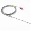 1.6 * 100 Armored thermocouple J Type Metal mesh Temperature Sensing Wire 0-600 Flexible high Temperature Furnace thermocouple. view 2