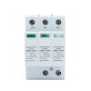 EQBVZZRD Arrester Device PV SPD DC 1000V 3 Poles 20~40KA Lightning Surge Protection Protector Device Din Rail Mounting Solar Outdoor Arrester view 1