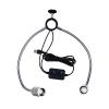 Double Gooseneck Spotlight Adjustable LED Spotlight Illuminator 25 32mm Column Gooseneck Stereo Microscope Digital Camera view 1