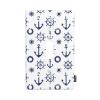 Pznen Nautical Blue Anchor Light Switch Cover Beach Ocean Coast Navy Blue Single Toggle Wall Plate 1 Gang Switchplate Home Decor for Bedroom Bathroom 4.5"x 2.76" view 1
