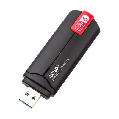 DirectNine Basics for WiFi USB Dual Band AX1800 2.4G/5GHz Wi-Fi Dongle Network Card USB 3.0 WiFi6 for Windows 7/10/11, 6924023037352
