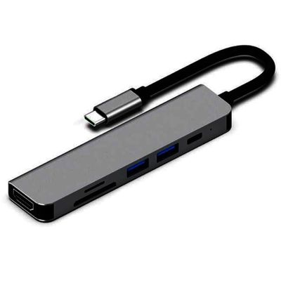 for USB 6 in 1 USB 3.0 HDMI-Compatible Dock for 3.0 Splitter