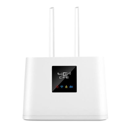 DirectNine Basics for 4G WiFi Router Unlocked 4G SIM Router with Slot 150Mbps Router 2PCS External Antennas WAN/LAN Port (EU Plug), 6924023038151