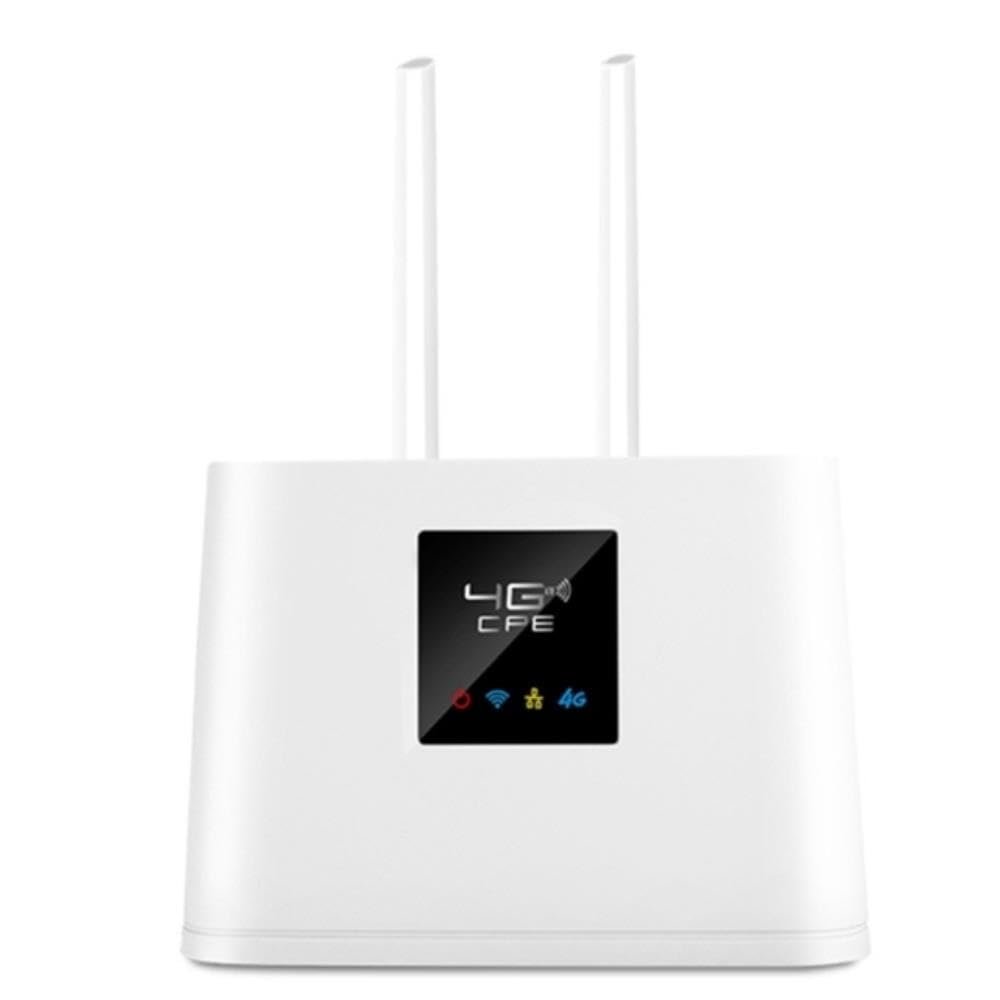 DirectNine Basics for 4G WiFi Router Unlocked 4G SIM Router with Slot 150Mbps Router 2PCS External Antennas WAN/LAN Port (EU Plug), 6924023038151