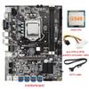 DirectNine Basics for 8 Card B75 BTC Mining Motherboard+G540 CPU+4PIN to 6PIN Power Cable+SATA Cable 8X USB3.0(PCIE) LGA1155 DDR3 RAM SATA3.0, 6924023039646 view 2